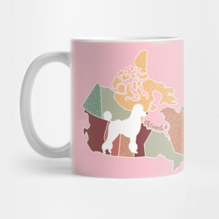 Oh Canada! Poodle Mug